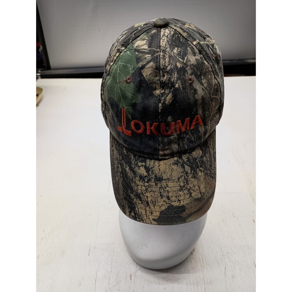 Lokuma Hat Cap Strap Back One Size Green Brown Camo Outdoors